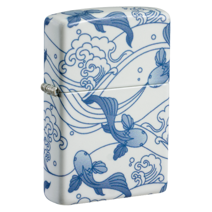 Zippo Porcelain Koi Design 46948