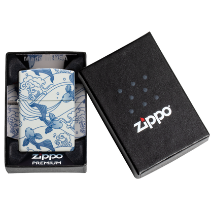 Zippo Porcelain Koi Design 46948