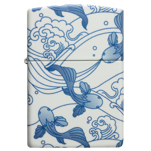 Zippo Porcelain Koi Design 46948