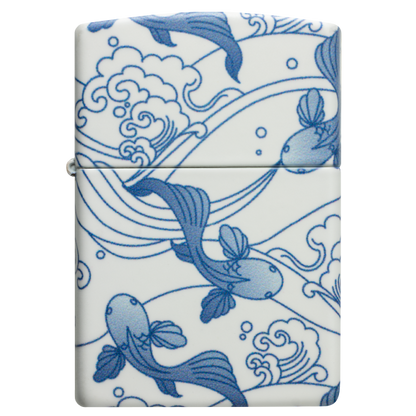 Zippo Porcelain Koi Design 46948