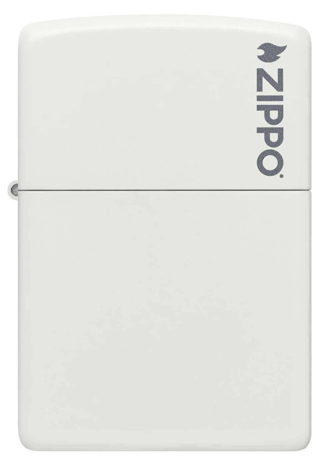 Zippo White Matte with Zippo Logo