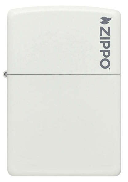 Zippo White Matte with Zippo Logo