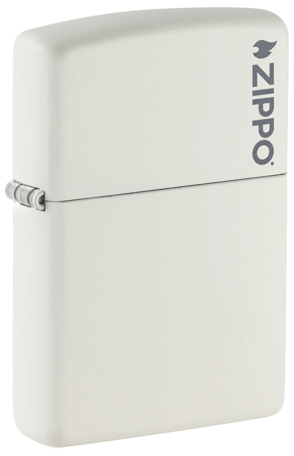 Zippo White Matte with Zippo Logo