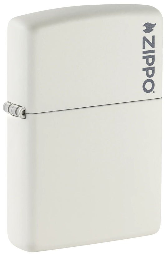 Zippo White Matte with Zippo Logo