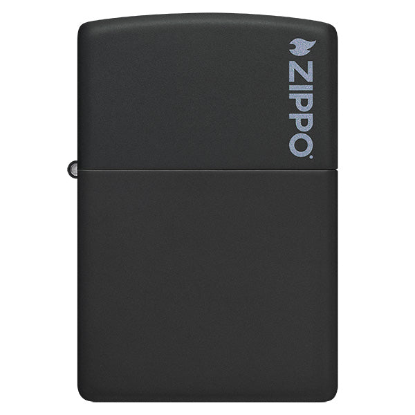 Zippo Black Matte with Zippo Logo
