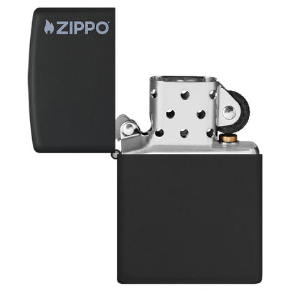 Zippo Black Matte with Zippo Logo