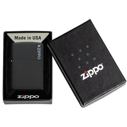 Zippo Black Matte with Zippo Logo