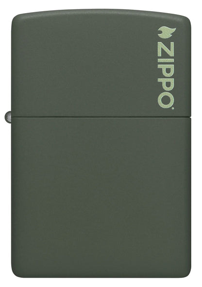 Zippo Green Matte with Zippo Logo