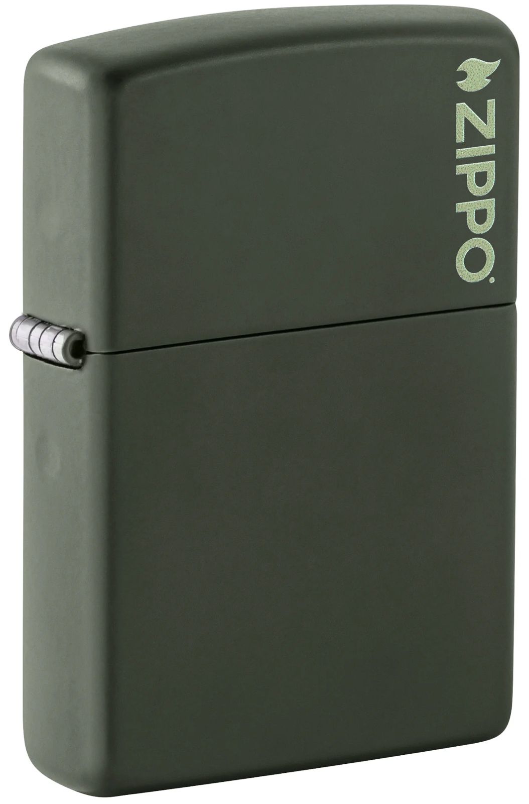 Zippo Green Matte with Zippo Logo