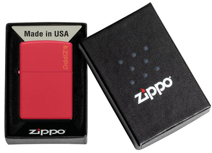 Zippo Red Matte with Zippo Logo