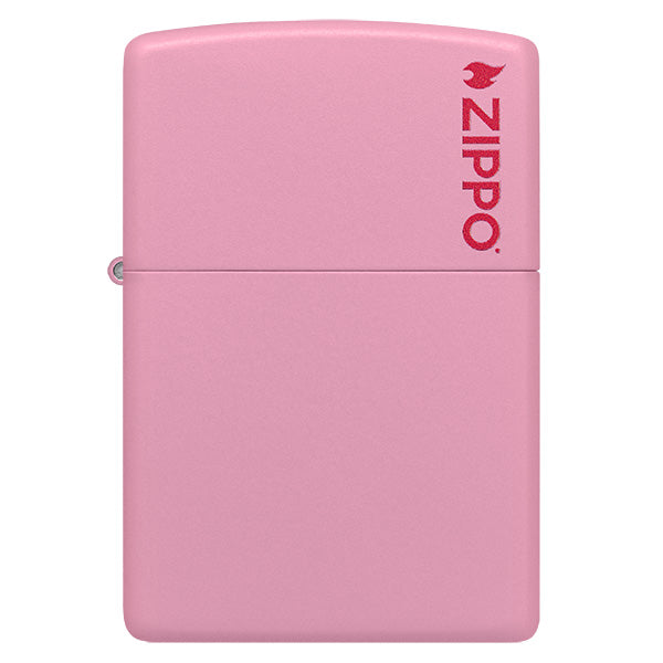 Zippo Classic Pink Matte Zippo Logo 238ZL