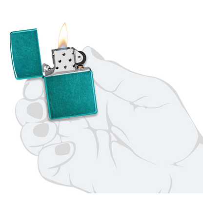 Zippo Classic Candy Teal 24004