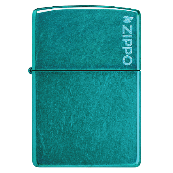 Zippo Classic Candy Teal Zippo Logo 24004ZL