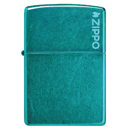 Zippo Classic Candy Teal Zippo Logo 24004ZL