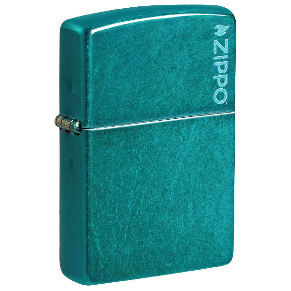 Zippo Classic Candy Teal Zippo Logo 24004ZL
