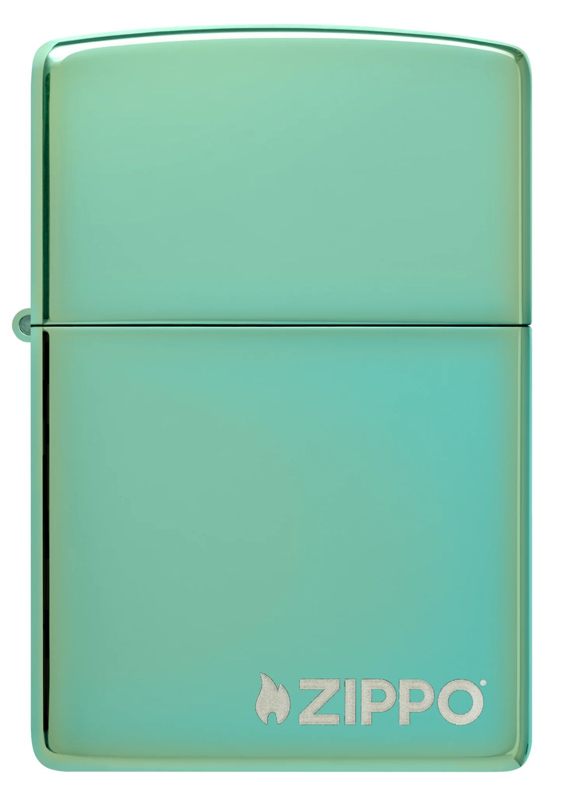 Zippo Classic High Polish Green Zippo Logo 28129ZL