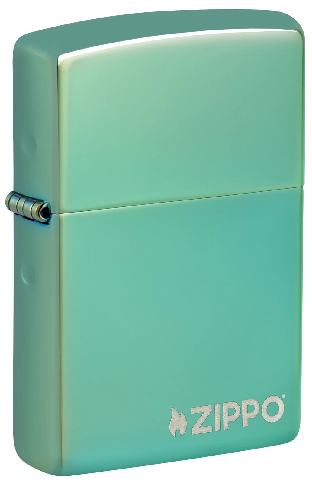 Zippo Classic High Polish Green Zippo Logo 28129ZL
