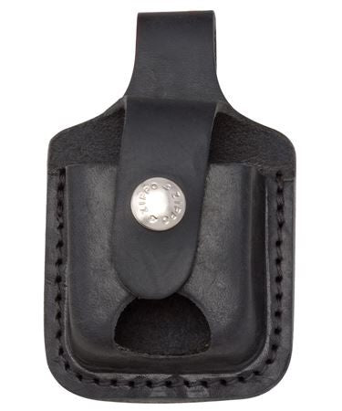 Zippo Lighter Pouch Thumb Notch Black