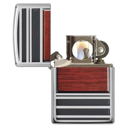 Zippo Pipe Wood Design