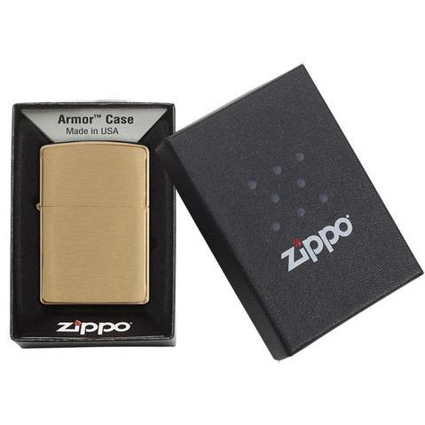 Zippo Armor® Brushed Brass