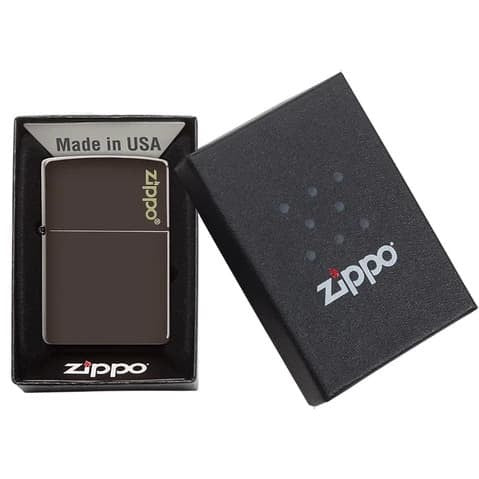 Zippo Classic Brown Zippo Logo 49180ZL