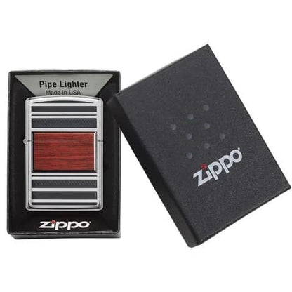 Zippo Pipe Wood Design