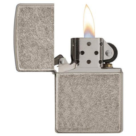 Zippo Armor® Antique Silver Plate