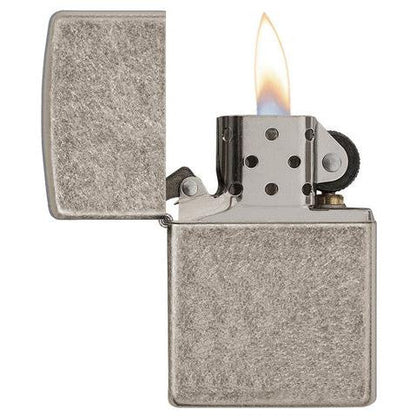 Zippo Armor® Antique Silver Plate