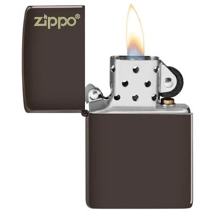 Zippo Classic Brown Zippo Logo 49180ZL