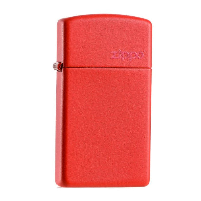 Slim® Red Matte with Zippo Logo