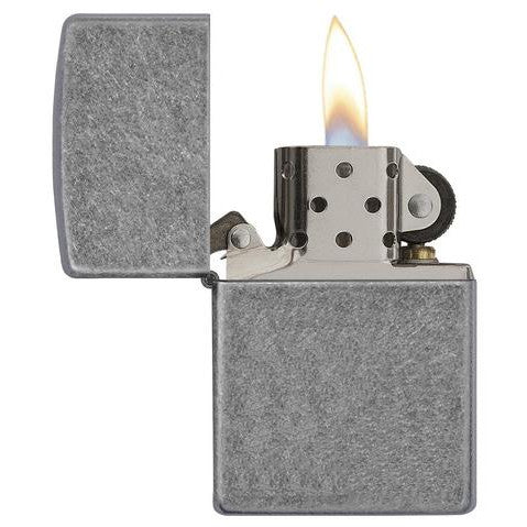 Zippo Classic Antique Silver Plate