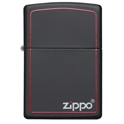 Zippo Classic Black and Red Zippo