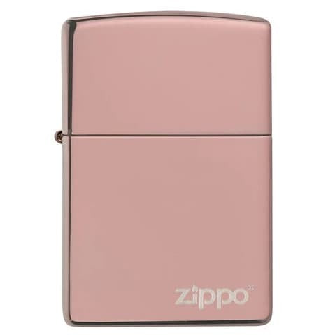 Zippo Classic High Polish Rose Gold Zippo Logo 49190ZL