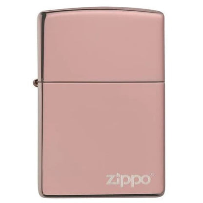Zippo Classic High Polish Rose Gold Zippo Logo 49190ZL