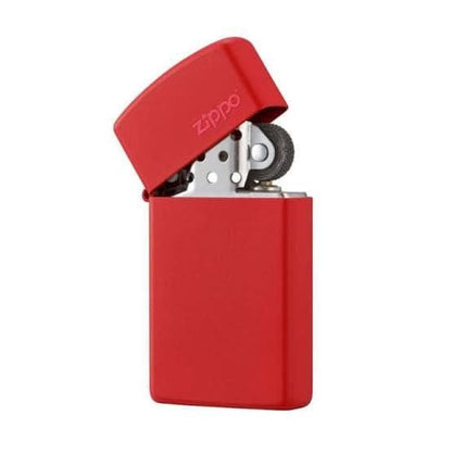 Slim® Red Matte with Zippo Logo