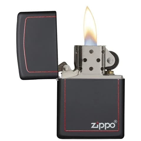 Zippo Classic Black and Red Zippo