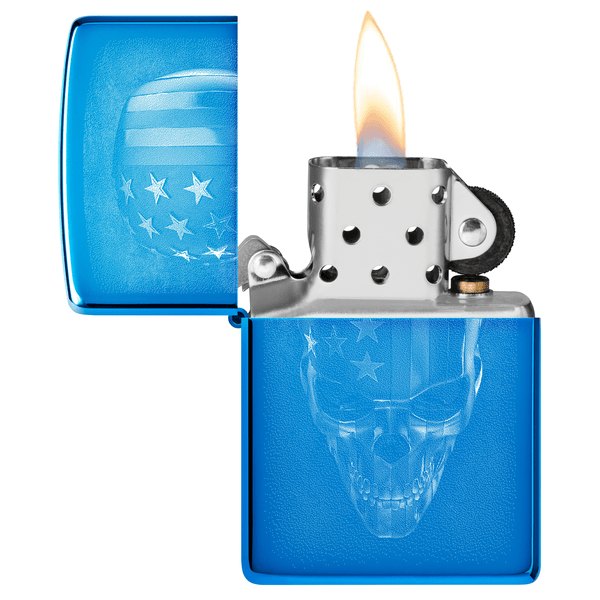 Zippo American Skull Design 48739