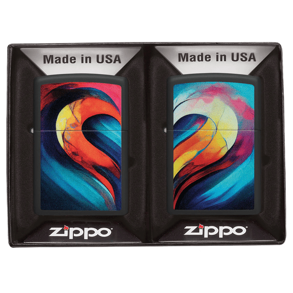 Zippo Whole Heart Lighter Set 46154