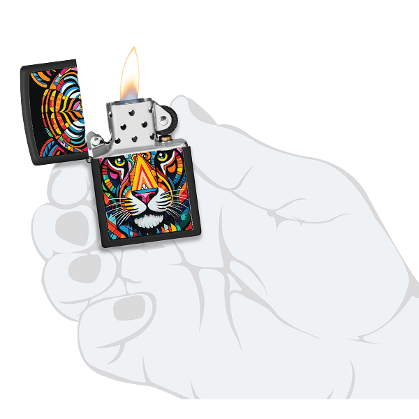 Zippo Tiger Stripes Design 46235