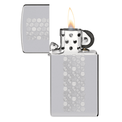 Zippo Slim Honeycomb Design 46270