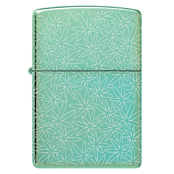 Zippo Atomic Cannabis Design 46294