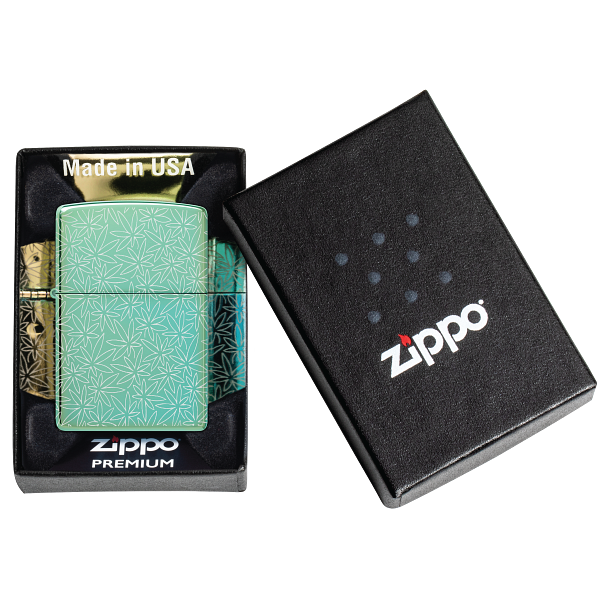 Zippo Atomic Cannabis Design 46294