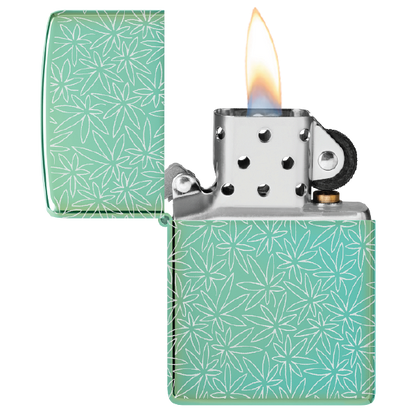 Zippo Atomic Cannabis Design 46294