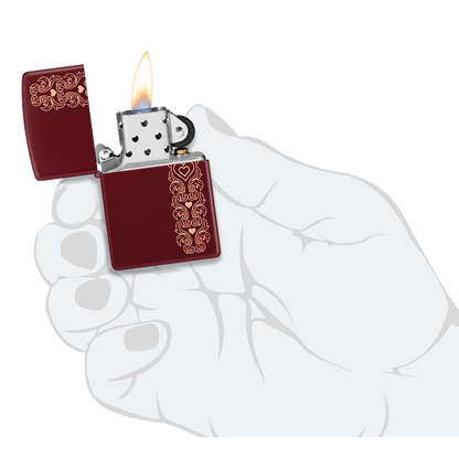 Zippo Heart Garland Design 46296