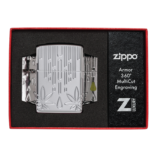 Zippo Waxy Leaf Design 46303