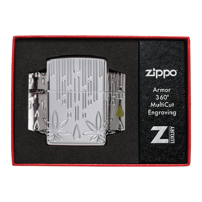 Zippo Waxy Leaf Design 46303