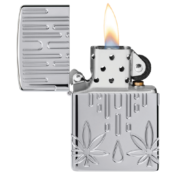 Zippo Waxy Leaf Design 46303