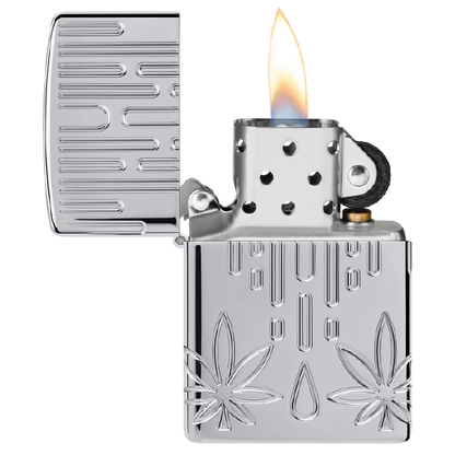Zippo Waxy Leaf Design 46303