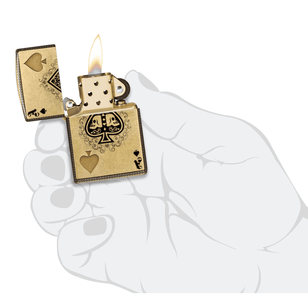 Zippo Ace of Skulls Design 46388