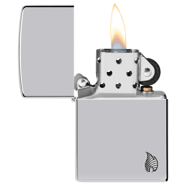 Zippo Armor Chrome Flame Design 46396